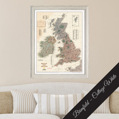 Canvas Executive Britain and Ireland - Brimfield Cottage White Premium Frame