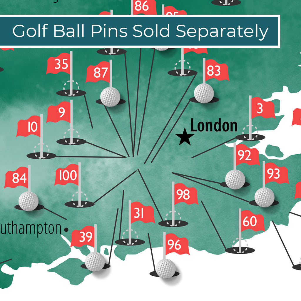 Golf Ball Push Pins Sold Separately