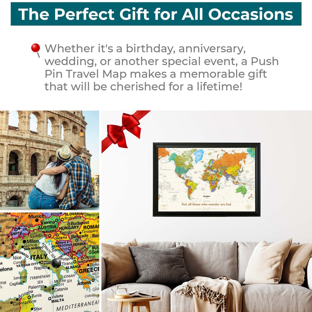Gift Idea for Contemporary World Map