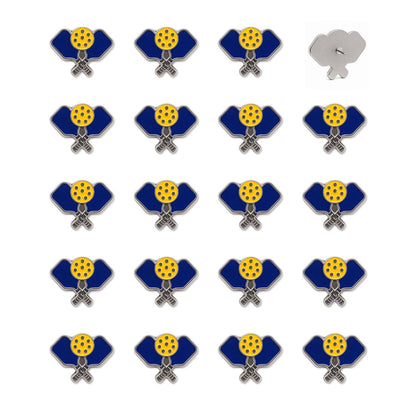 Pickleball Push Pins - Enamel Map & Lapel Pins - Pickleball Gift