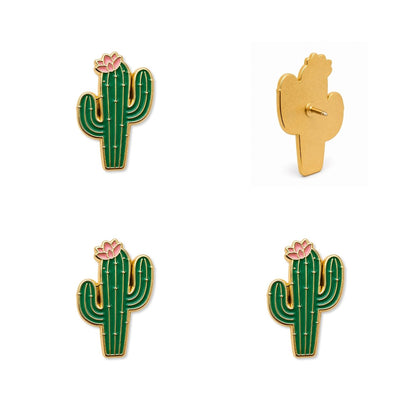 Cactus Push Pins - Desert Enamel Map & Lapel Pins