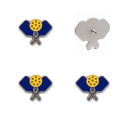 Pickleball Push Pins - Enamel Map & Lapel Pins - Pickleball Gift