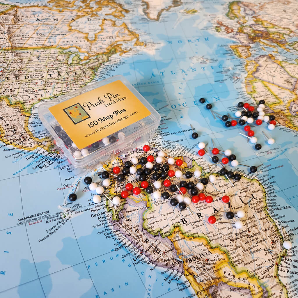 Push Pins for Maps | Decorative & Unique Map Push Pins - Push Pin ...