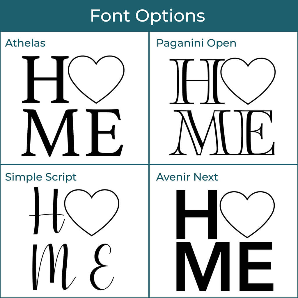 Choose Your Font Option