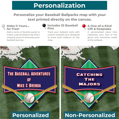 Baseball Adventures Canvas Poster - Multiple Sizes