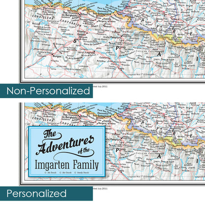 Canvas Classic France Belgium and The Netherlands Personalization Comparison