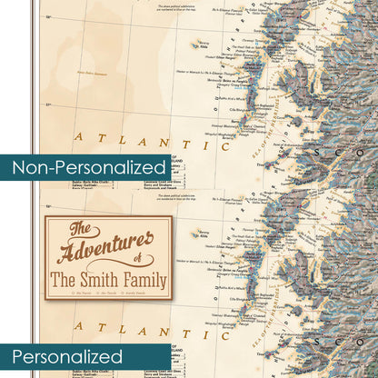 Canvas Executive Britain and Ireland Personalization Comparison