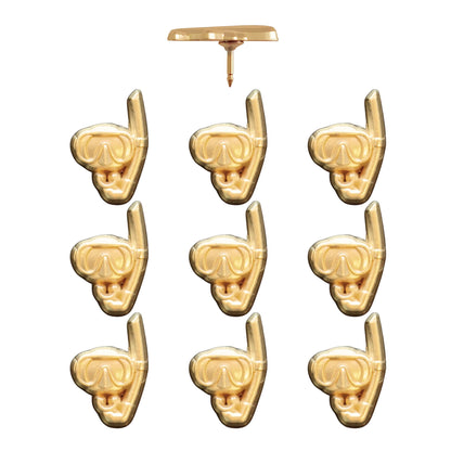 Snorkel Mask Push Pins Gold Pack of 10
