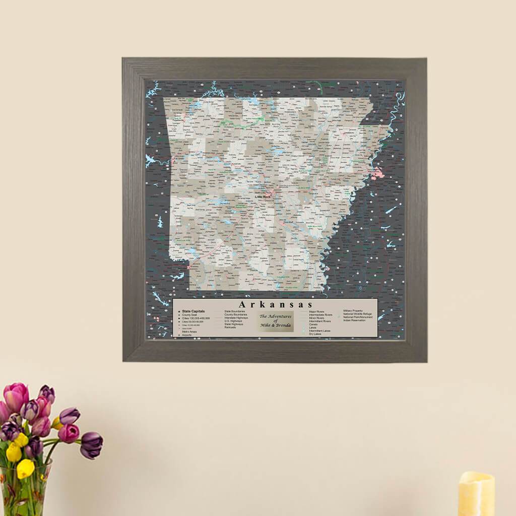 Arkansas State Map 