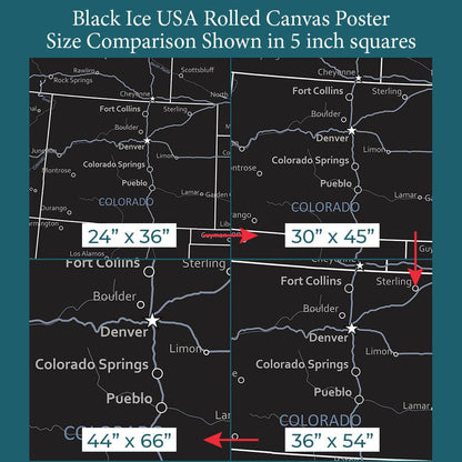 Font Size Comparisons on 4 Sizes