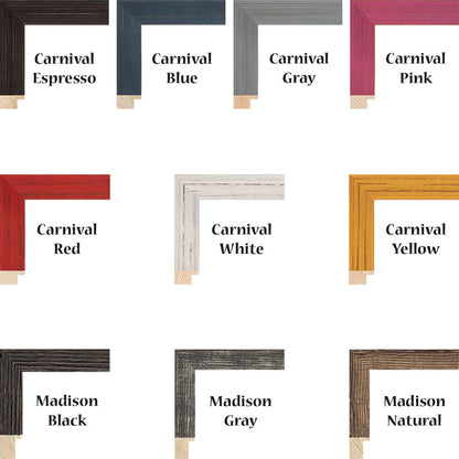 Premium Wood Frame Options for Canvas Relationship Wall Art