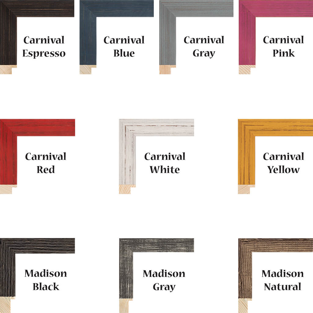 Premium Wood Frame Options for Canvas Relationship Wall Art