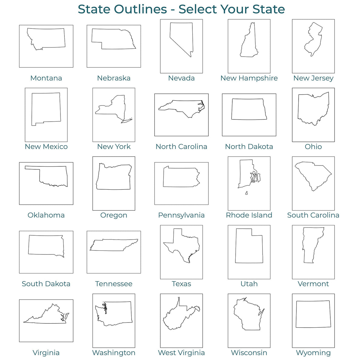 State Outline Layouts 2