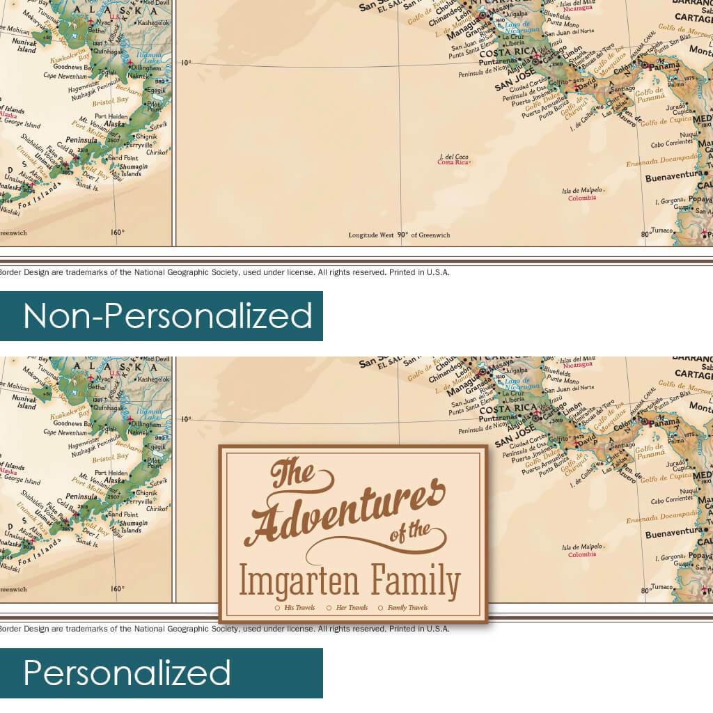 Comparison of Personalized and Non-personalized area