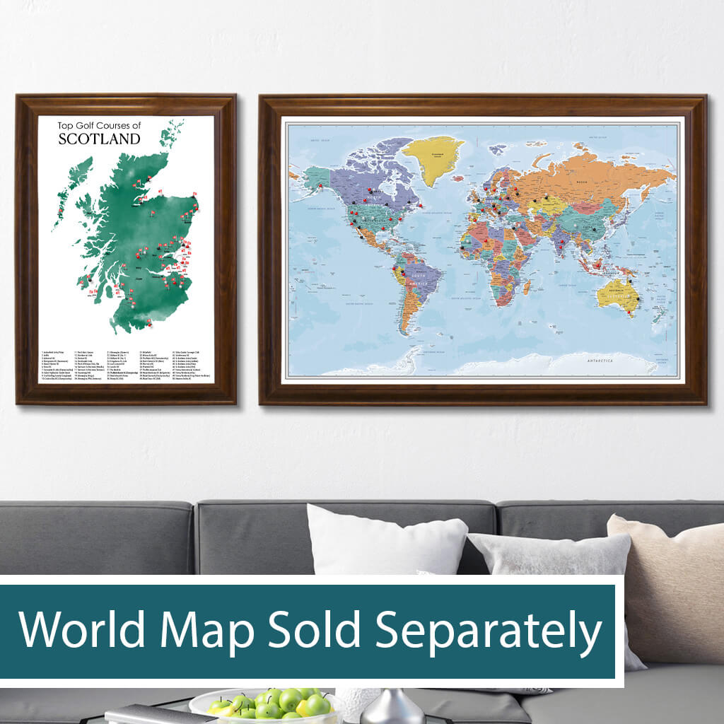 Complete Your Travel Wall With a World Map!