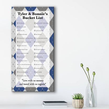 Create Your Own Bucket List - Pattern Backgrounds