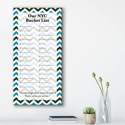 Create Your Own Bucket List - Pattern Backgrounds