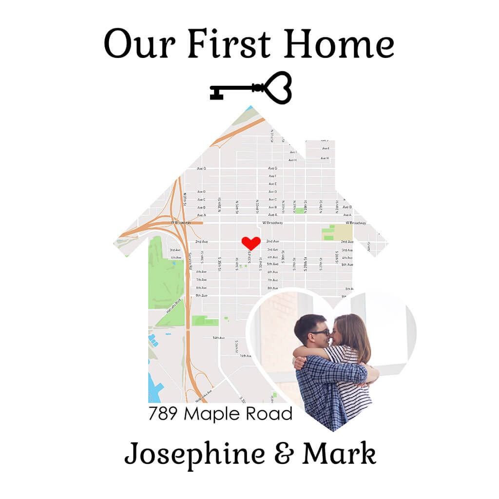 Our First Home With Photo Example