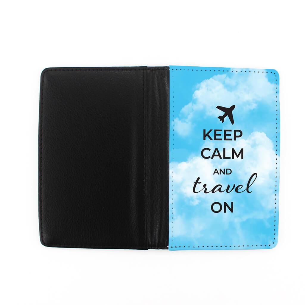 Keep Calm and Travel on Passport Protector