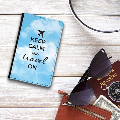 Keep Calm and Travel on Passport Protector