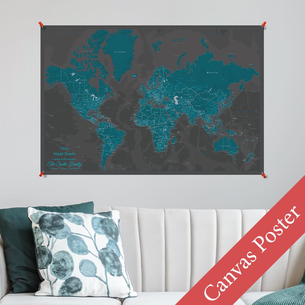 Midnight Dream World Canvas Poster