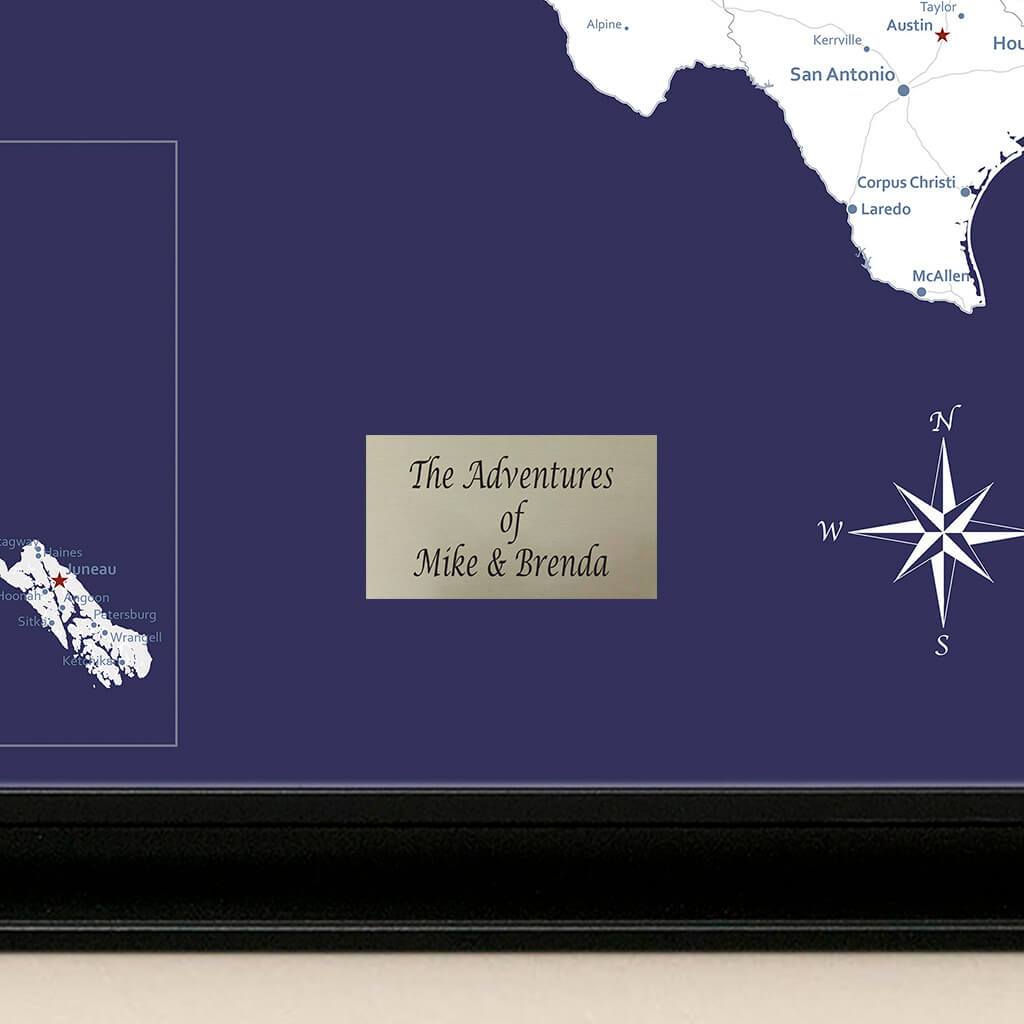 Navy Explorers US Caribbean Map Personalization