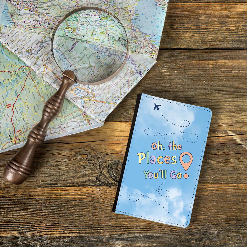 &quot;Oh the places you&#39;ll go&quot; passport holder