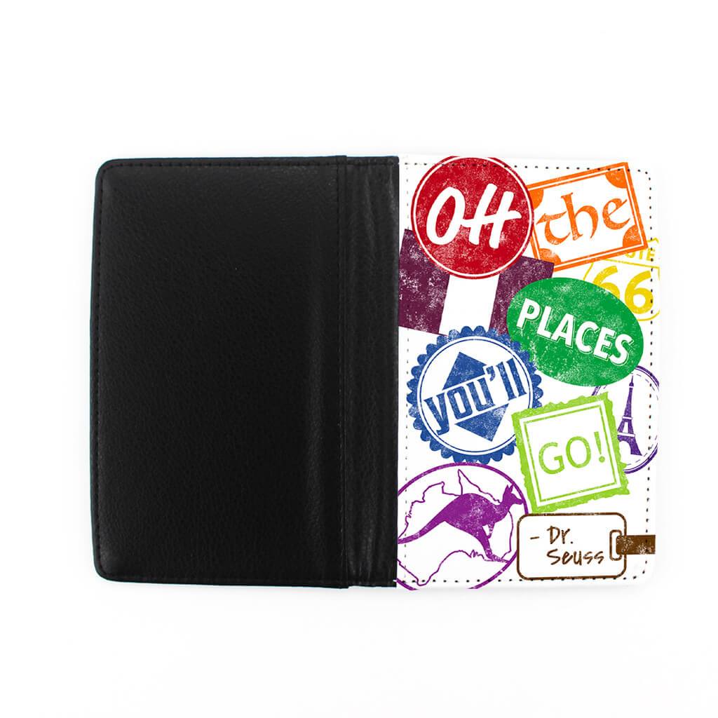 Front and Back of “Oh, the Places You’ll Go!” – Signs Passport Cover
