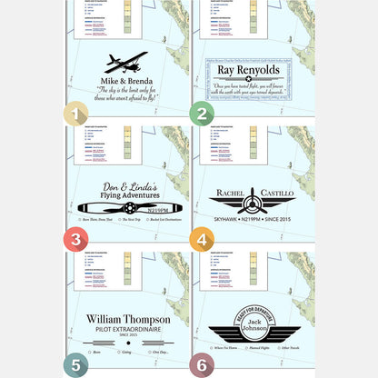 Personalization Options for Pilots VFR Map