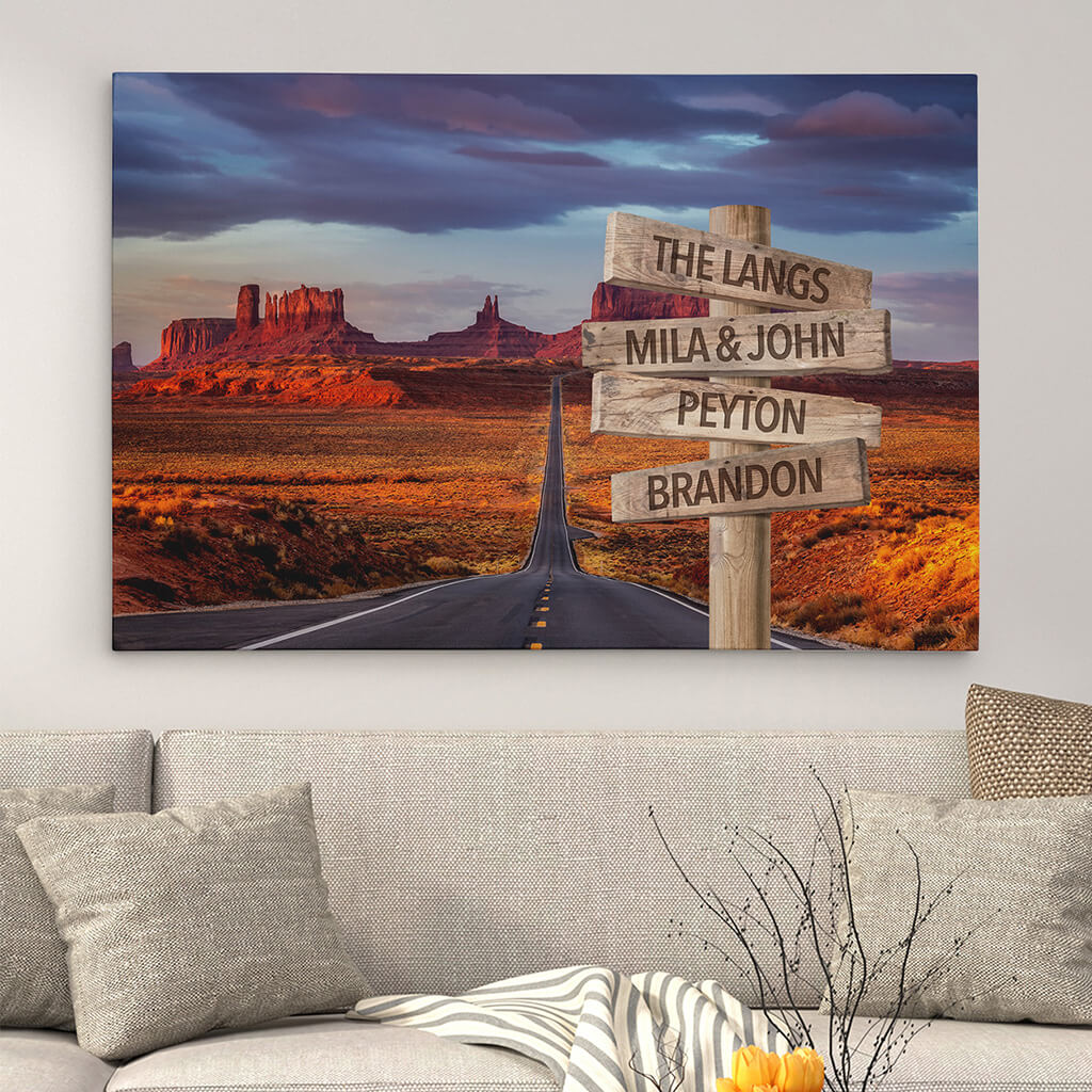 Monument Valley Sign Art - 30x45 - color