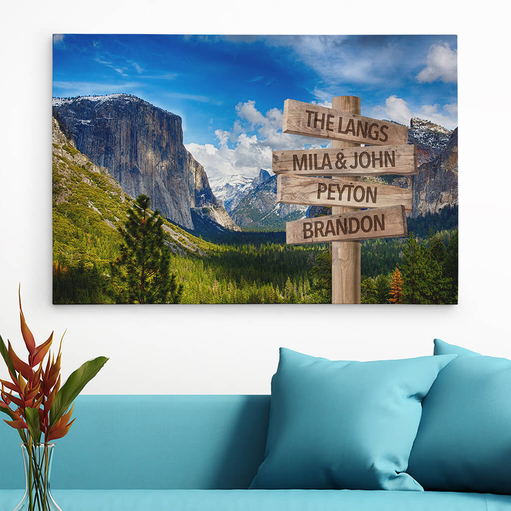 Yosemite Sign Art - 30x45 - color
